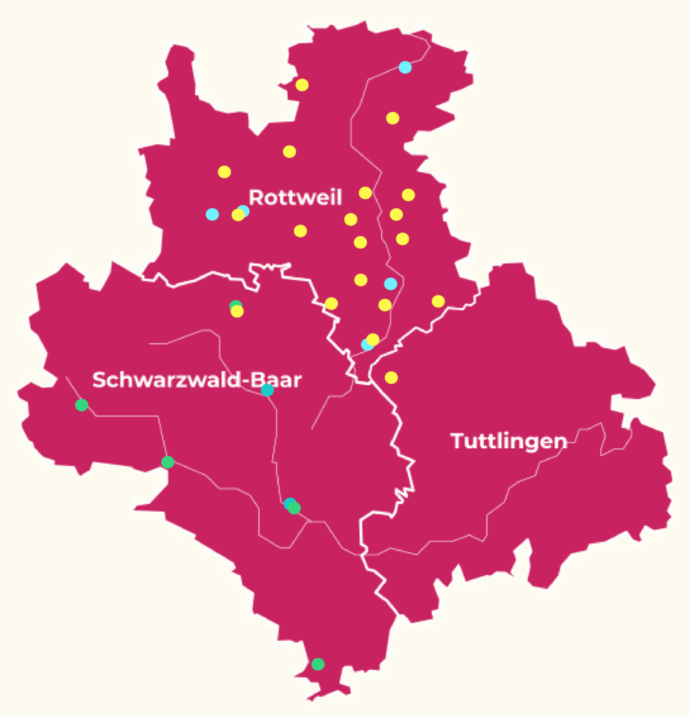 Karte bigspots bgc Teilhabe &bull; Offene Hilfen